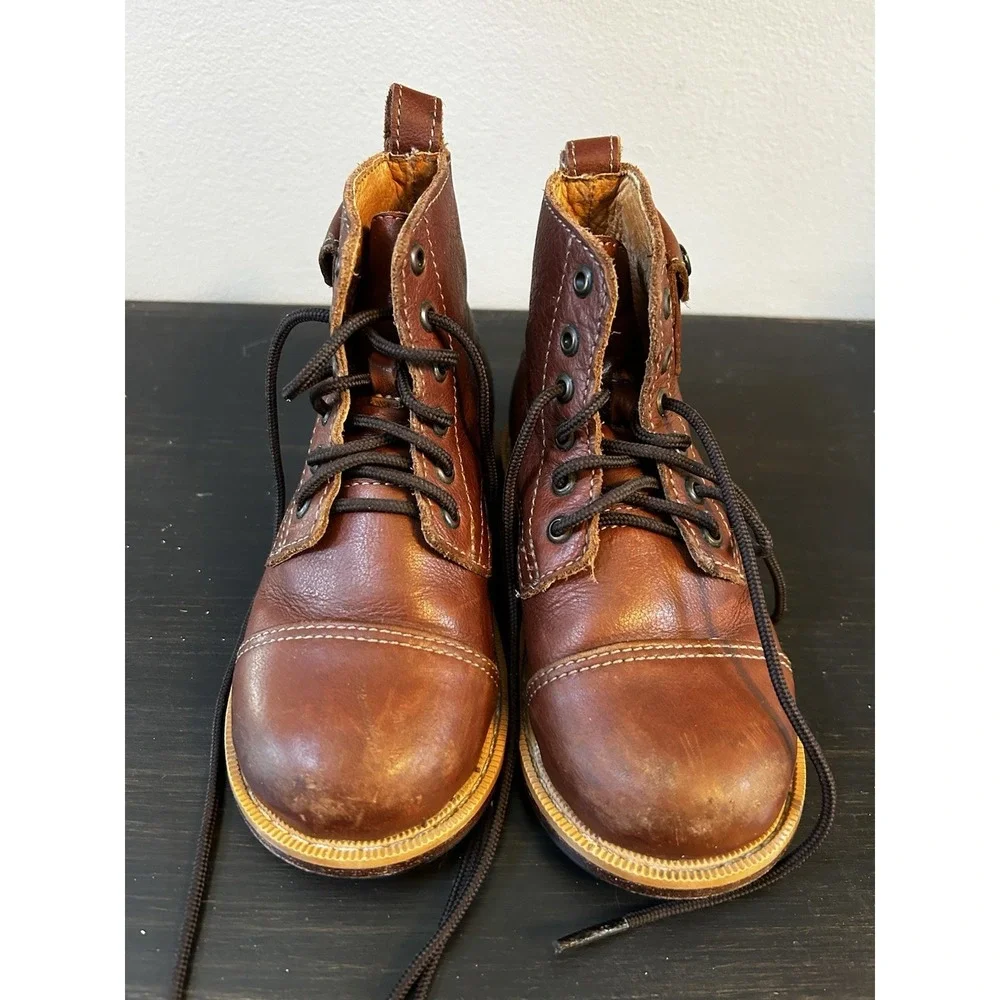 Mikoleon Heirloom Classic Leather Boots Luxe Tan Size Youth Euro 26 US‎ 9.5